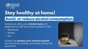 WHO Speaks Out About Alcohol Consumption During COVID-19